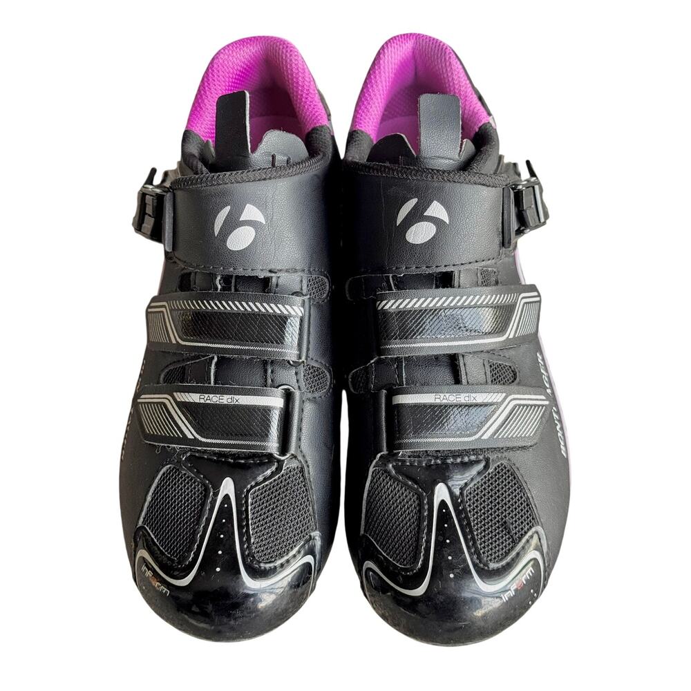 Bontrager Race DLX WSD Women’s Road Cycling Shoes Black Purple Size 6.5 - Picture 2 of 8
